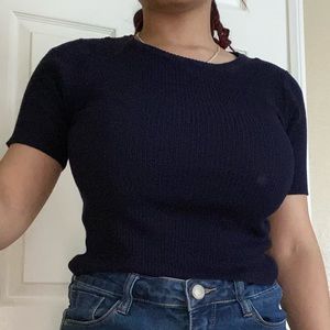 NAVY BLUE TOP